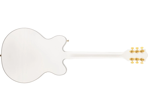 G5422GLH Electromatic Classic Hollow Body Double-Cut with Gold Hardware, Left-Handed, Laurel Fingerboard - Snowcrest White