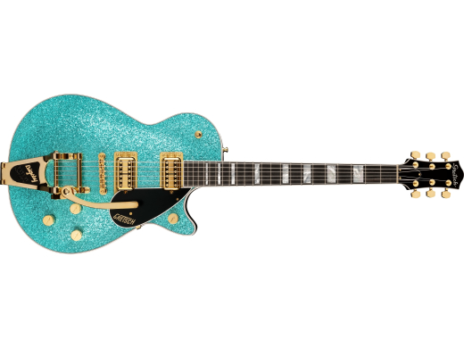 Gretsch Guitars - G6229TG Limited Edition Players Edition Sparkle Jet BT with Bigsby and Gold Hardware, Ebony Fingerboard - Ocean Turquoise Sparkle