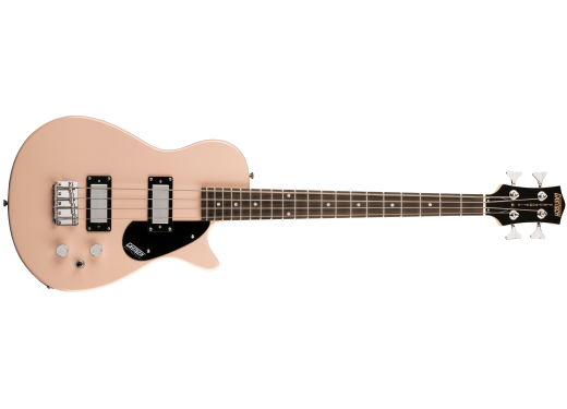 Gretsch Guitars - BasseG2220 Electromatic Junior JetII  diapason court, touche en noyer noir (fini Shell Pink)