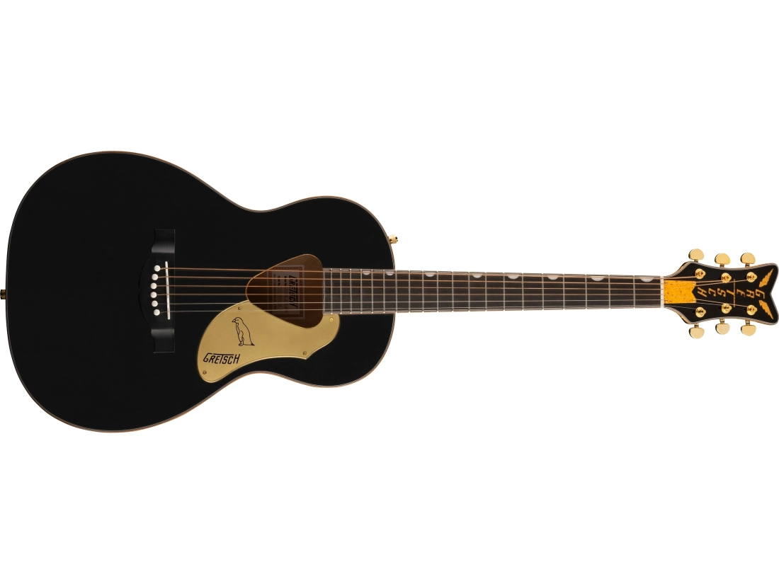 G5021E Rancher Penguin Parlor Acoustic/Electric - Black