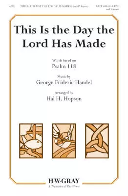 Alfred Publishing - This Is the Day the Lord Has Made -  Handel/Hopson - SATB