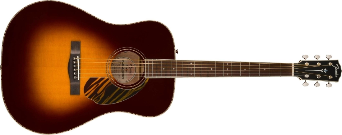 PD-220E Dreadnought, Ovangkol Fingerboard - 3-Tone Vintage Sunburst