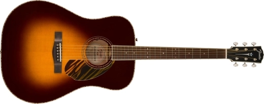 Fender - PD-220E Dreadnought, Ovangkol Fingerboard - 3-Tone Vintage Sunburst