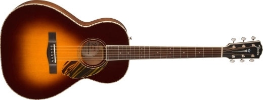 PS-220E Parlor, Ovangkol Fingerboard - 3-Tone Vintage Sunburst