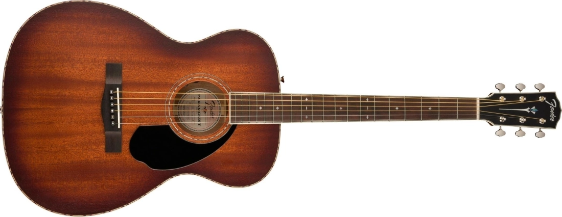 PO-220E Orchestra, All Mahogany, Ovangkol Fingerboard - Aged Cognac Burst