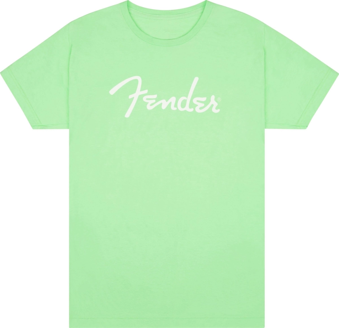 Fender Spaghetti Logo T-Shirt - Surf Green - L