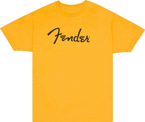 Fender - Fender Spaghetti Logo T-Shirt, Butterscotch - XL