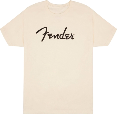 Fender Spaghetti Logo T-Shirt, Olympic White - L