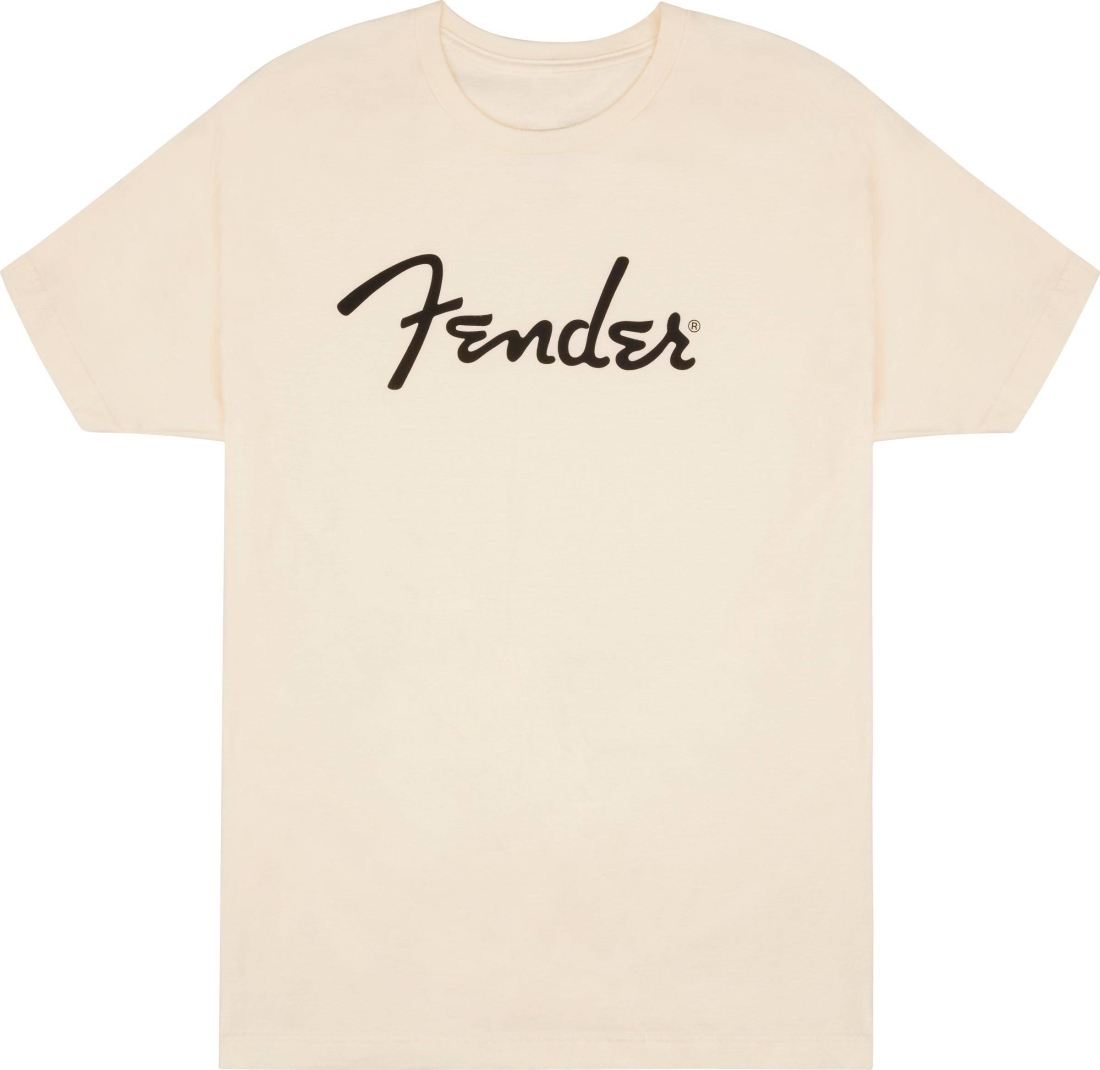 Fender Spaghetti Logo T-Shirt, Olympic White - XL