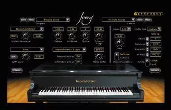 Ivory Grand Piano
