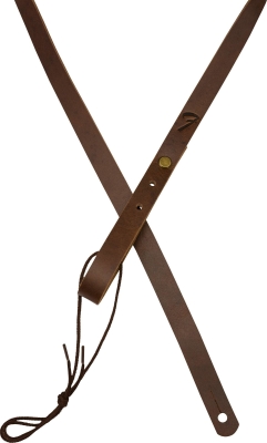 Paramount Mandolin Leather Strap - Brown