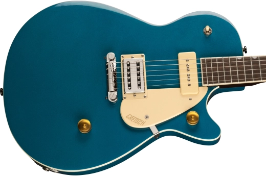 G2215-P90 Streamliner Junior Jet Club P90, Laurel Fingerboard - Ocean Turquoise