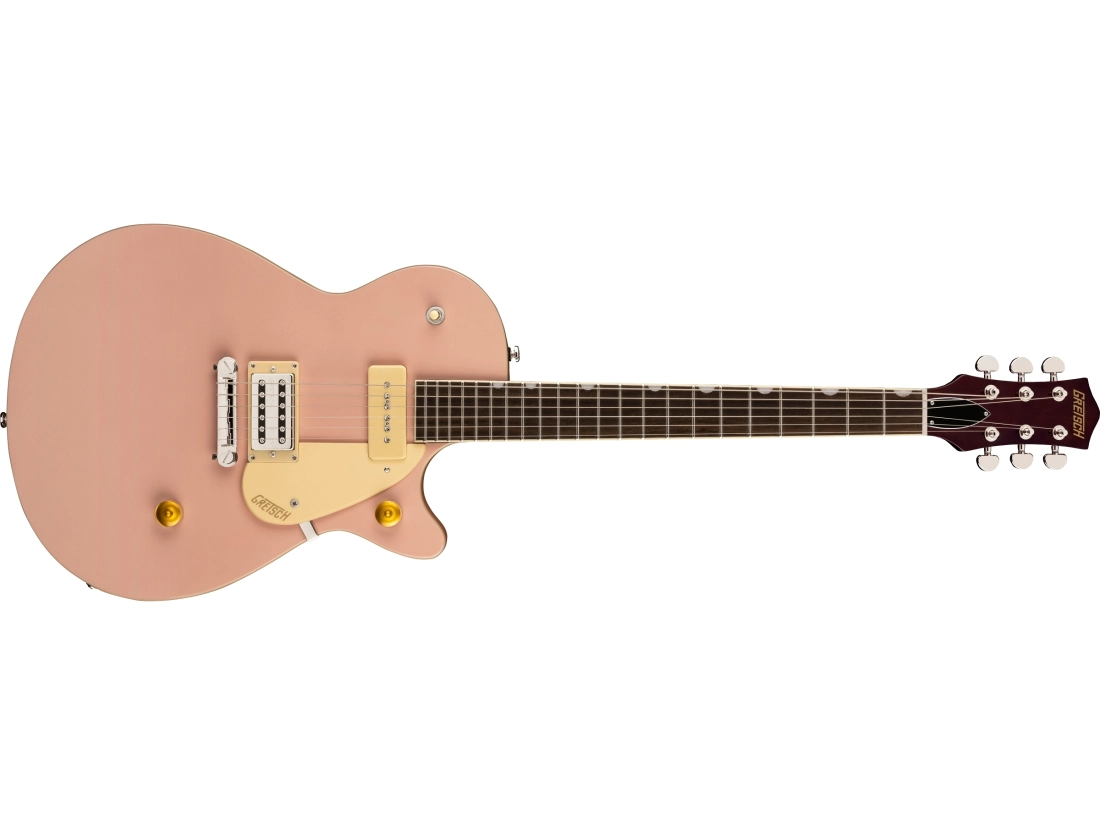 G2215-P90 Streamliner Junior Jet Club P90, Laurel Fingerboard - Shell Pink