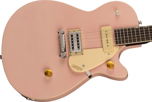 G2215-P90 Streamliner Junior Jet Club P90, Laurel Fingerboard - Shell Pink