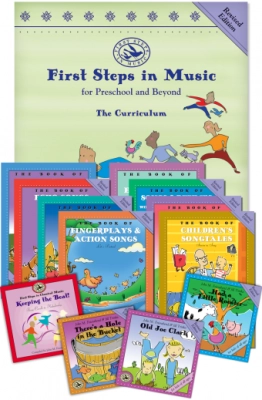 GIA Publications - First Steps in Music: Preschool and Beyond, Basic + Package (Revised Edition) - Feierabend - Curriculum Book/8 Books/4 CDs