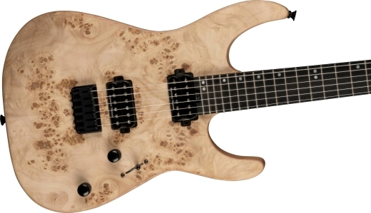 Pro-Mod DK24 HH HT E Mahogany with Poplar Burl, Ebony Fingerboard - Desert Sand