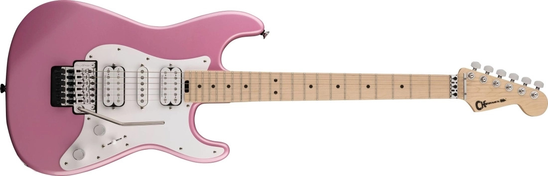 Pro-Mod So-Cal Style 1 HSH FR M, Maple Fingerboard - Platinum Pink