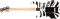 Satchel Signature Pro-Mod DK22 HH FR M, Maple Fingerboard - Satin White Bengal