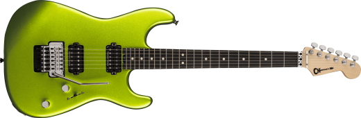 Charvel Guitars - Pro-Mod San Dimas Style 1 HH FR E, Ebony Fingerboard - Lime Green Metallic