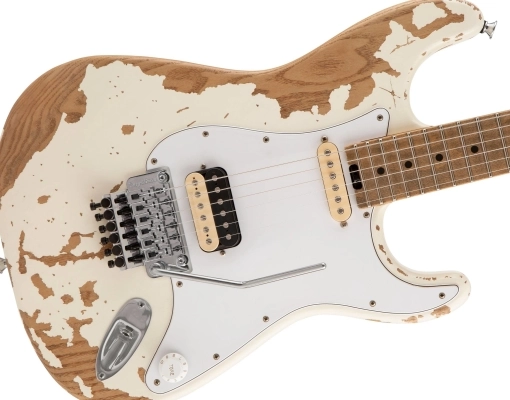 Henrik Danhage Limited Edition Signature Pro-Mod So-Cal Style 1 HS FR M, Maple Fingerboard - White Relic