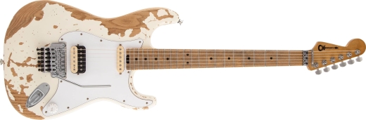 Charvel Guitars - Henrik Danhage Limited Edition Signature Pro-Mod So-Cal Style 1 HS FR M, Maple Fingerboard - White Relic