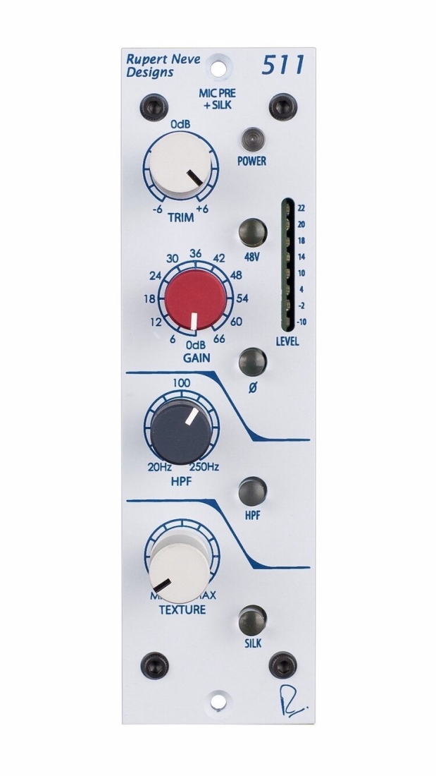 RND-511 500 Series Microphone Preamp with Silk/Texture Control