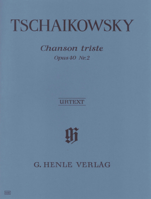 G. Henle Verlag - Chanson Triste Op. 40, No. 2 - Tchaikovsky - Piano - Sheet Music