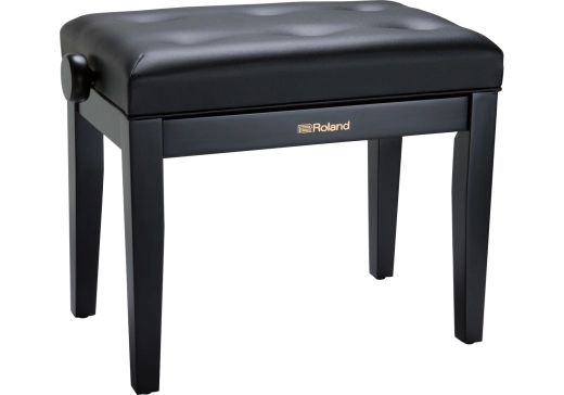 RPB-300BK Adjustable Piano Bench with Cushioned Seat - Black