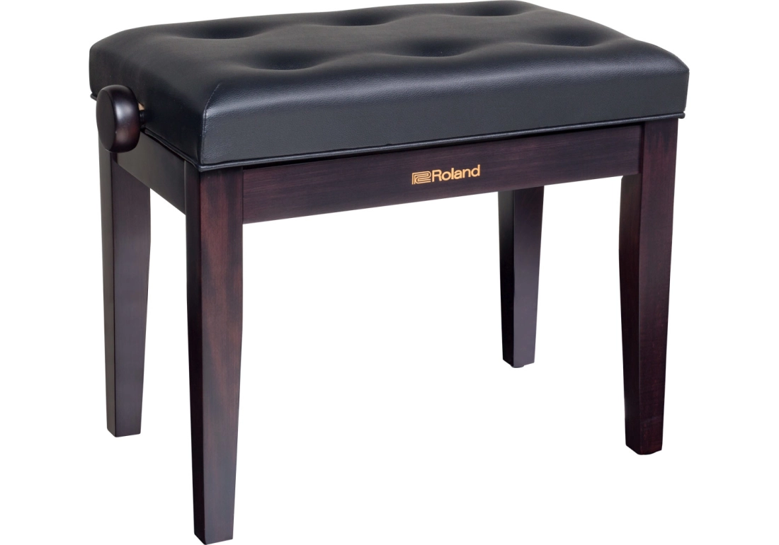 RPB-300RW Adjustable Piano Bench with Cushioned Seat - Rosewood