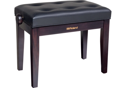 RPB-300RW Adjustable Piano Bench with Cushioned Seat - Rosewood