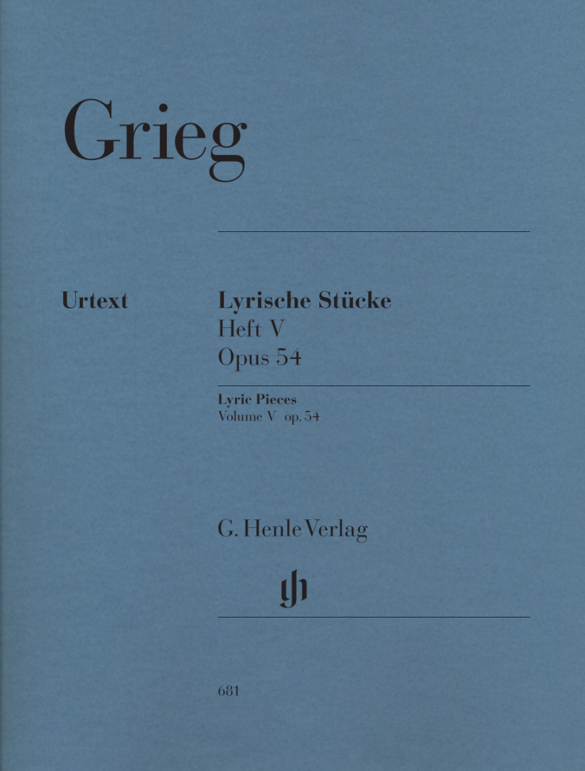 Lyric Pieces Volume V, op. 54 - Grieg /Heinemann /Steen-Nokleberg - Piano - Book