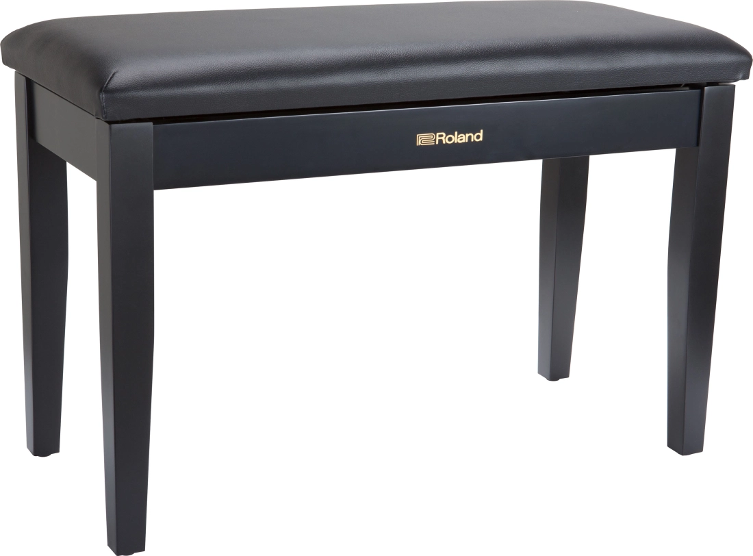 RPB-D100BK Duet Piano Bench with Storage - Black