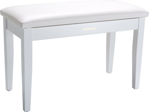 RPB-D100WH Duet Piano Bench with Storage - White