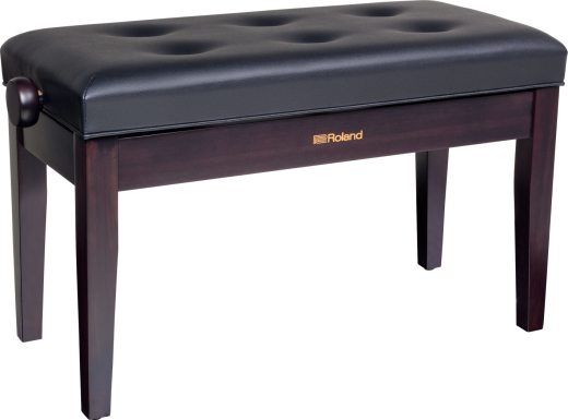 RPB-D300RW Duet Piano Bench with Cushioned Seat - Rosewood