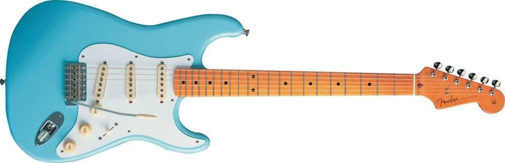 Fender Musical Instruments - Classic Series '50s Stratocaster Electric  Guitar - Daphne Blue