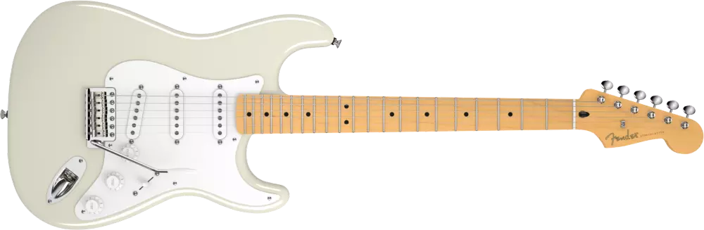 Jimmie Vaughan Tex Mex Strat Guitar - Olympic White