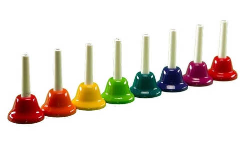 CHROMA-NOTES 8-Note C Major Diatonic Hand Bell Set