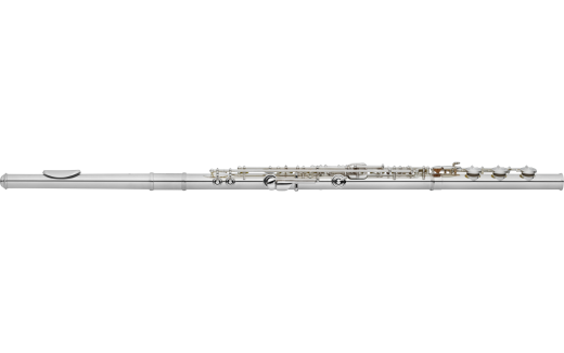 Amadeus Flutes - AF680 Silver Plated Flute, Classic Headjoint with 14K Riser, Split E Mechanism, C# Trill