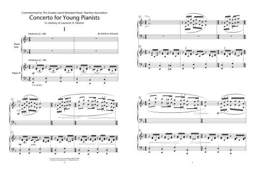 Concerto for Young Pianists - Edwards - Solo Piano/Accompanist (2 Pianos, 4 Hands) - Book/Audio Online