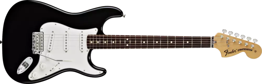 Classic Series \'70s Stratocaster Electric Guitar - Rosewood Fingerboard - Black