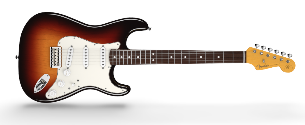 Robert Cray Stratocaster Electric Guitar - 3 Colour Sunburst