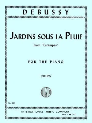 International Music Company - Jardins sous la Pluie (from Estampes) - Debussy/Philipp - Piano - Book