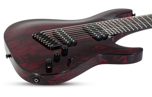 C-8 8-String Multiscale Silver Mountain - Blood Moon