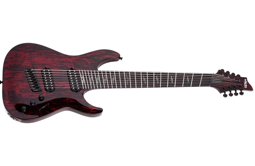 C-8 8-String Multiscale Silver Mountain - Blood Moon