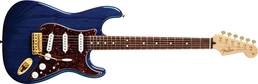 Deluxe Player Stratocaster - Rosewood Fingerboard - Sapphire Blue Transparent