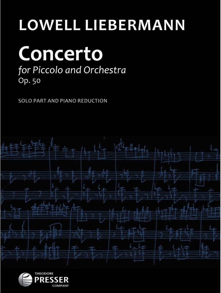 Concerto for Piccolo and Orchestra, Op. 50 - Liebermann - Piccolo/Piano Reduction - Sheet Music