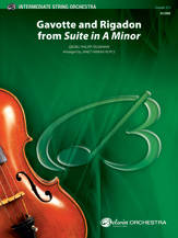 Belwin - Gavotte and Rigadon from Suite in A Minor - Telemann/Farrar-Royce - String Orchestra - Gr. 2.5