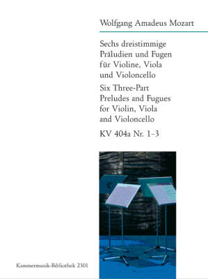 6 Three-Part Preludes and Fugues K. 404a No. 1 - 3 - Mozart/David - String Trio