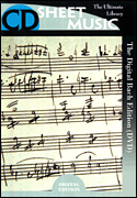 CD Sheet Music - The Digital Bach Edition - DVD-ROM