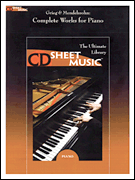 CD Sheet Music - Grieg & Mendelssohn: Complete Works For Piano - CD-ROM